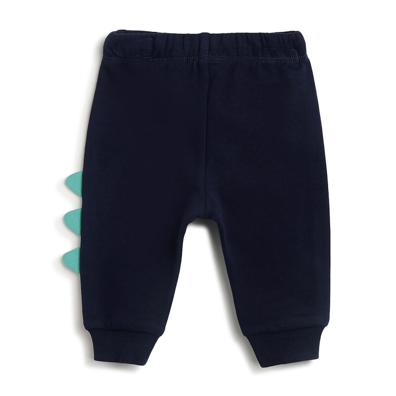 Boys Dark Blue Solid Trouser image number 1